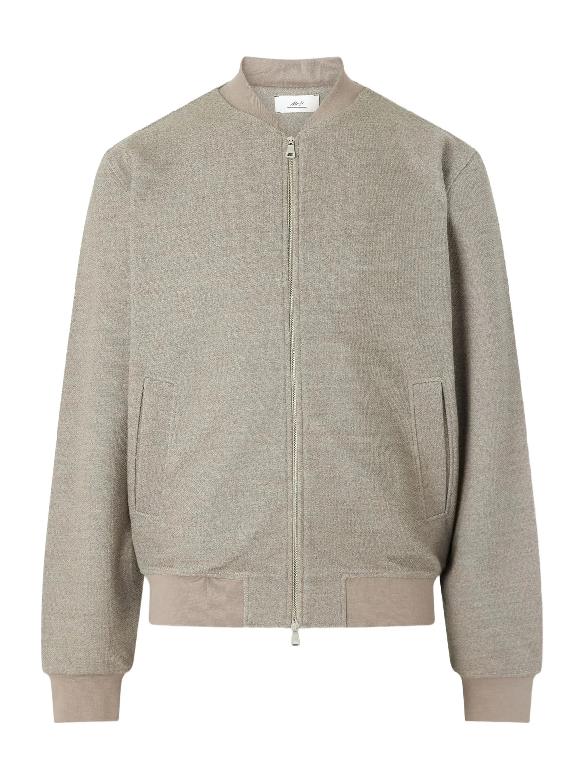 Wool-Blend Piqué Bomber Jacket - Men