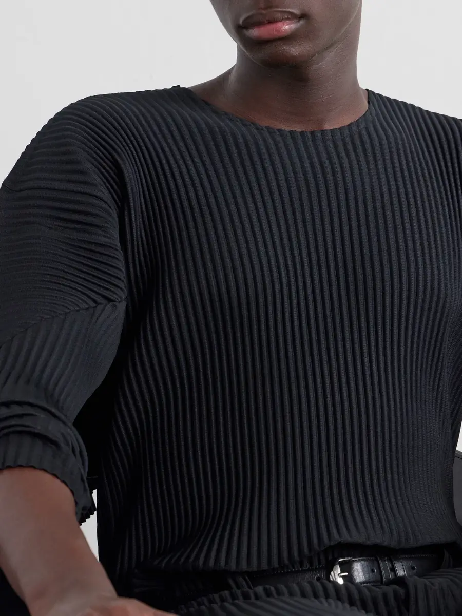 Homme Plissé Issey Miyake Pleated T-Shirt - Men | Thumbnail 5 Homme Plissé Issey Miyake Pleated T-Shirt - Men | Thumbnail 5