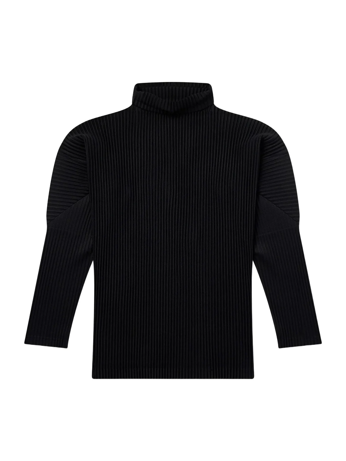 Homme Plissé Issey Miyake Pleated Mock Neck T-Shirt - Men