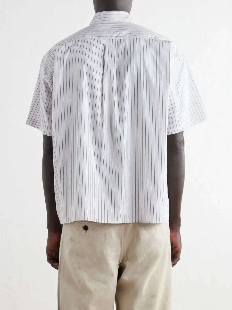 Enfants Riches Déprimés Striped Cotton-Oxford Shirt - Men | Thumbnail 4 Enfants Riches Déprimés Striped Cotton-Oxford Shirt - Men | Thumbnail 4