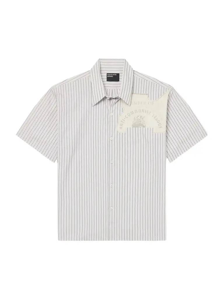 Enfants Riches Déprimés Striped Cotton-Oxford Shirt - Men | Image 1 Enfants Riches Déprimés Striped Cotton-Oxford Shirt - Men | Image 1