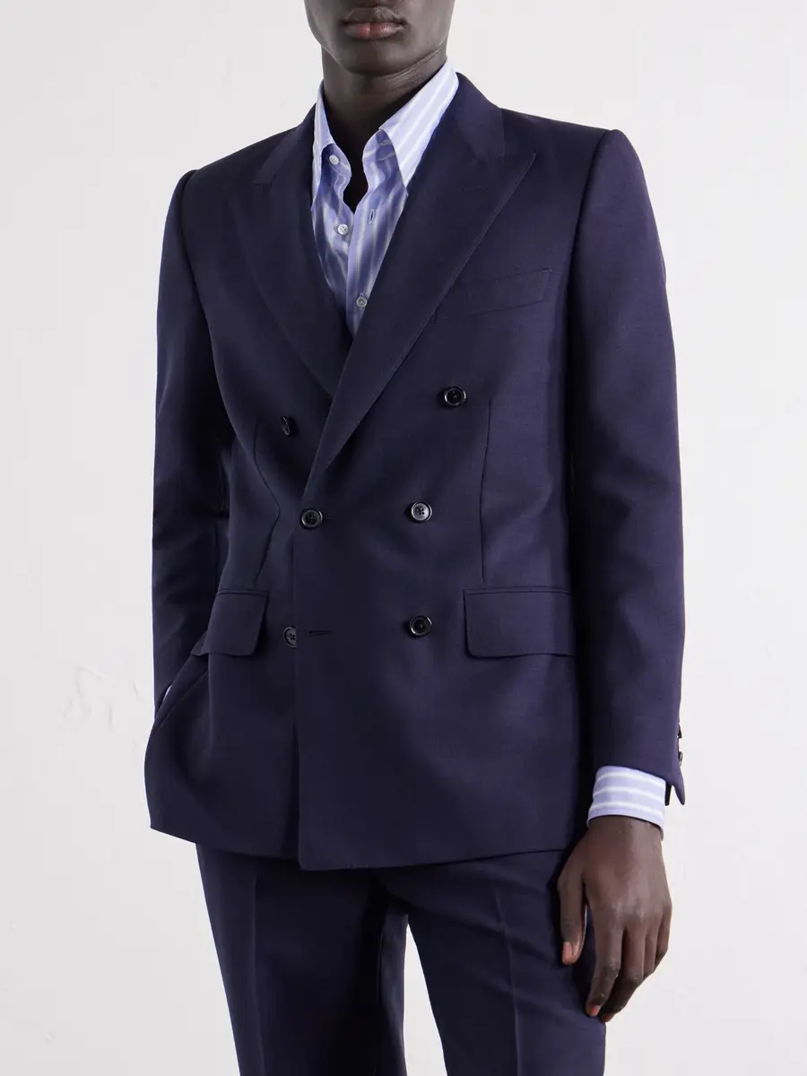 Husbands Double-Breasted Wool-Fresco Suit - Men | Thumbnail 3 Husbands Double-Breasted Wool-Fresco Suit - Men | Thumbnail 3