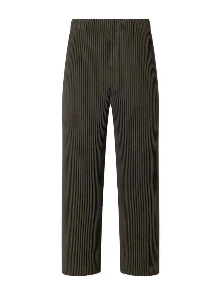 Homme Plissé Issey Miyake Mc July Pleated Straight-Leg Trousers - Men | Image 1 Homme Plissé Issey Miyake Mc July Pleated Straight-Leg Trousers - Men | Image 1