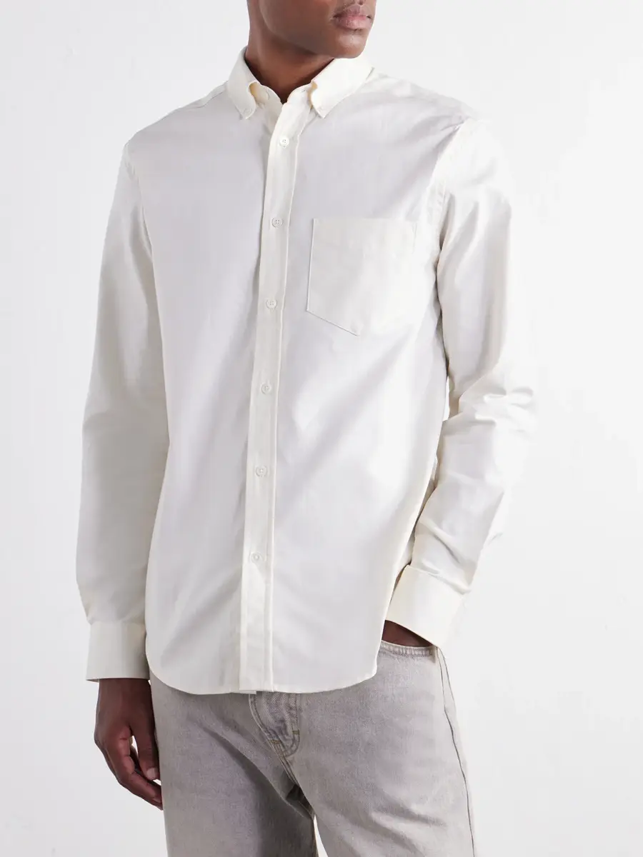 Portuguese Flannel Montebelo Button-Down Collar Cotton-Poplin Shirt - Men | Thumbnail 3 Portuguese Flannel Montebelo Button-Down Collar Cotton-Poplin Shirt - Men | Thumbnail 3
