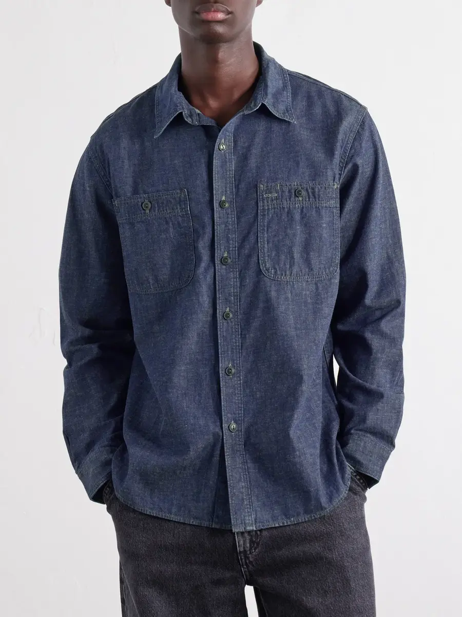 RRL Craftsman Denim Shirt - Men | Thumbnail 3 RRL Craftsman Denim Shirt - Men | Thumbnail 3