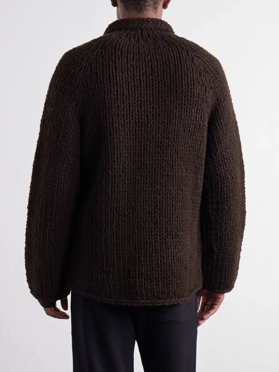Casey Casey Camille Virgin Wool Cardigan - Men | Thumbnail 4 Casey Casey Camille Virgin Wool Cardigan - Men | Thumbnail 4
