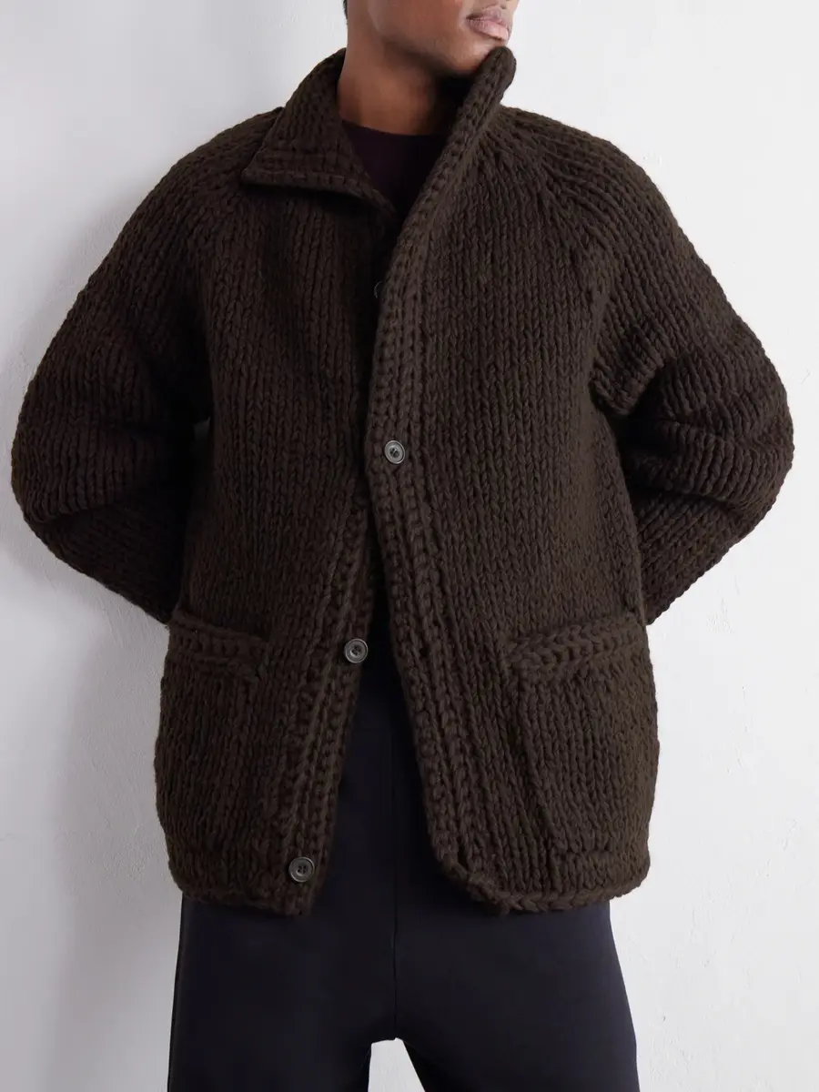 Casey Casey Camille Virgin Wool Cardigan - Men | Thumbnail 5 Casey Casey Camille Virgin Wool Cardigan - Men | Thumbnail 5