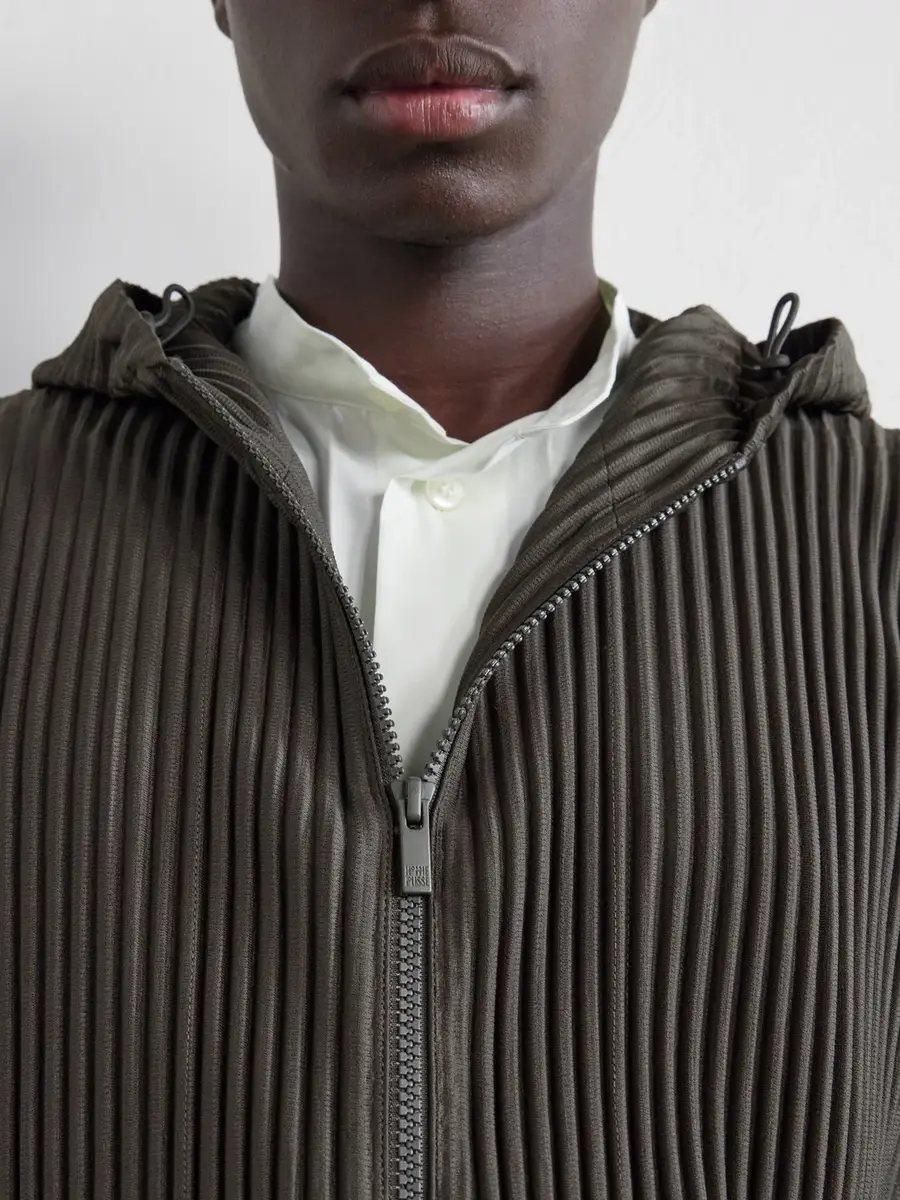 Homme Plissé Issey Miyake July Pleated Zip-Up Hoodie - Men | Thumbnail 6 Homme Plissé Issey Miyake July Pleated Zip-Up Hoodie - Men | Thumbnail 6