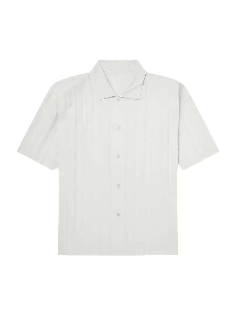 Homme Plissé Issey Miyake Edge Pleated Shirt - Men | Image 1 Homme Plissé Issey Miyake Edge Pleated Shirt - Men | Image 1