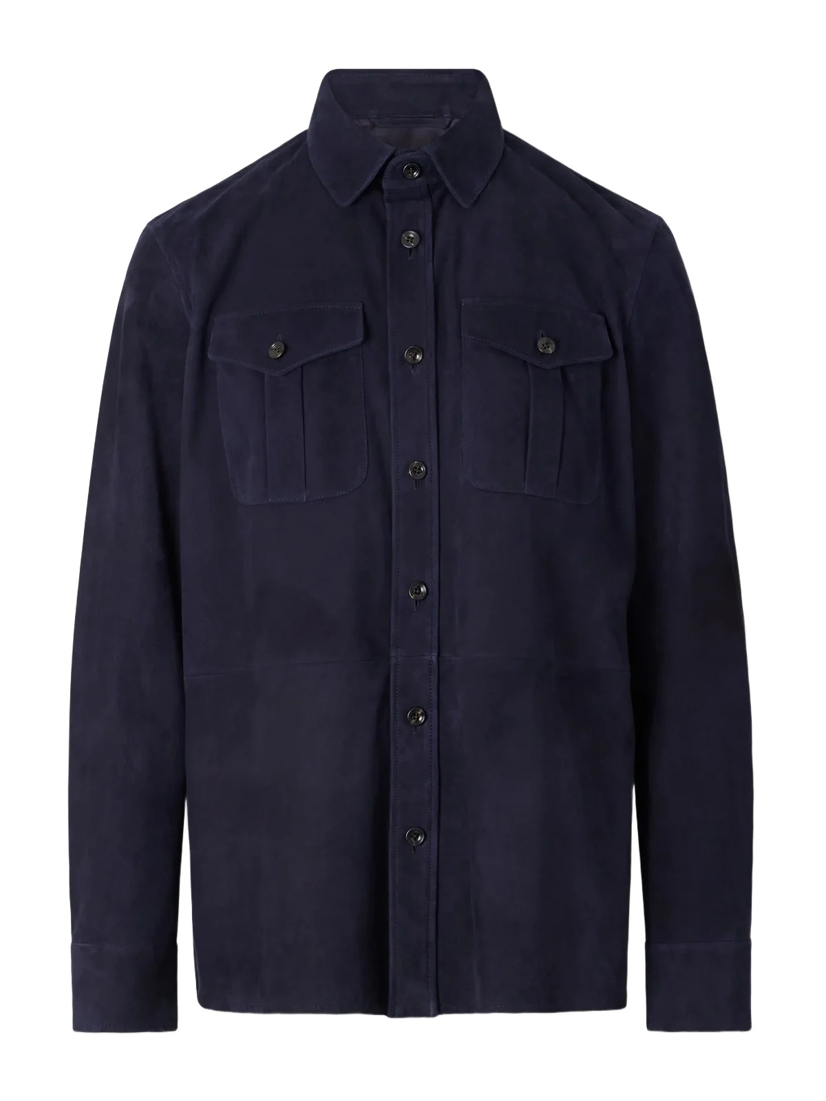 Ralph Lauren Purple Label Barrow Suede Overshirt - Men