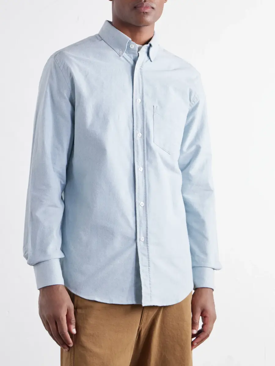Portuguese Flannel Button-Down Brushed-Cotton Oxford Shirt - Men | Thumbnail 3 Portuguese Flannel Button-Down Brushed-Cotton Oxford Shirt - Men | Thumbnail 3