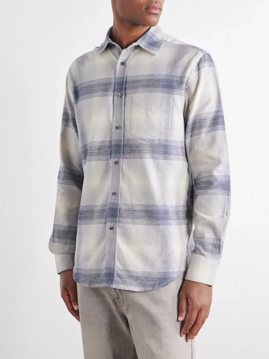 Portuguese Flannel Fonte Checked Cotton-Flannel Shirt - Men | Thumbnail 3 Portuguese Flannel Fonte Checked Cotton-Flannel Shirt - Men | Thumbnail 3