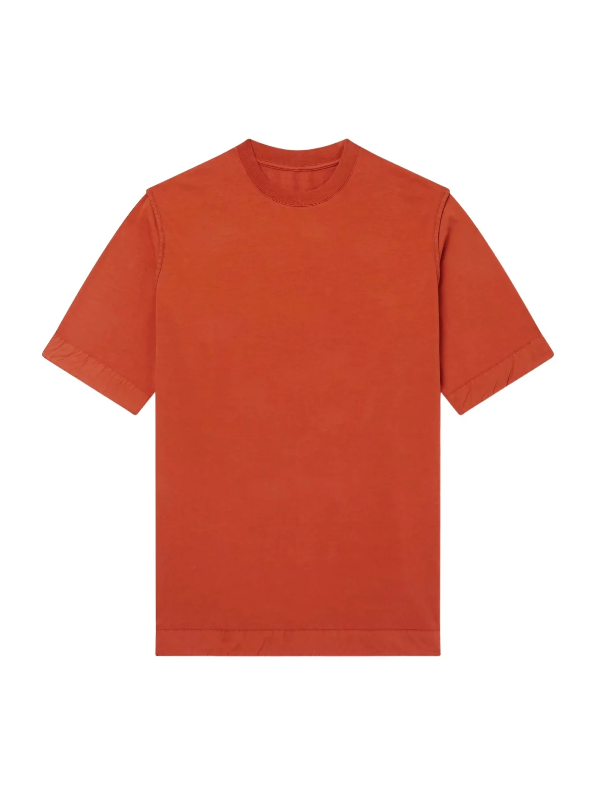Casey Casey Felix Gabardine-Trimmed Cotton-Jersey T-Shirt - Men