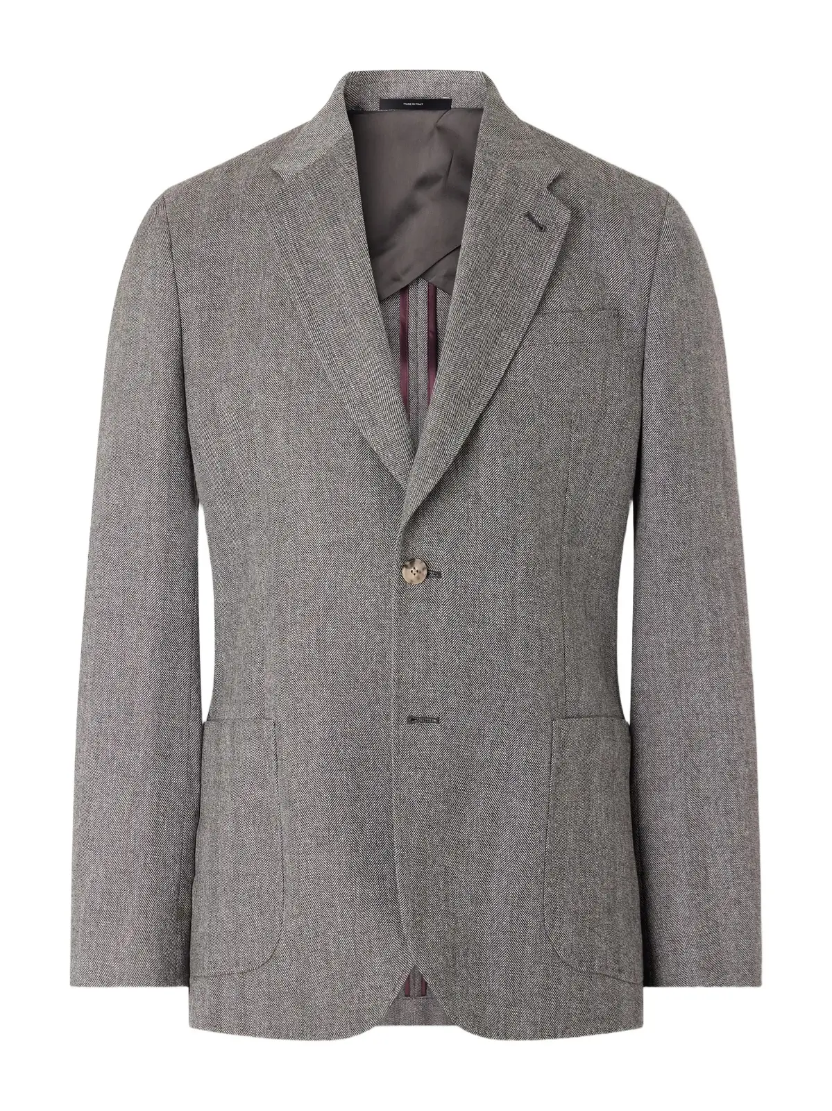Paul Smith Wool and Cashmere-Blend Herringbone Suit Jacket - Men