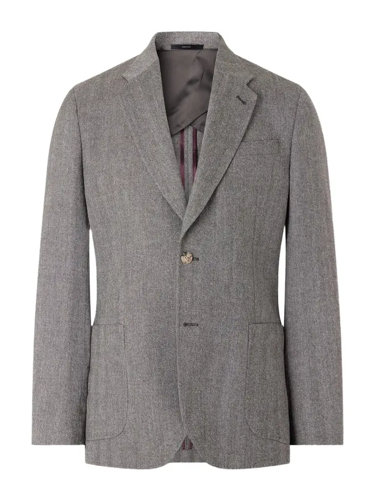 Paul Smith Wool and Cashmere-Blend Herringbone Suit Jacket - Men | Image 1 Paul Smith Wool and Cashmere-Blend Herringbone Suit Jacket - Men | Image 1