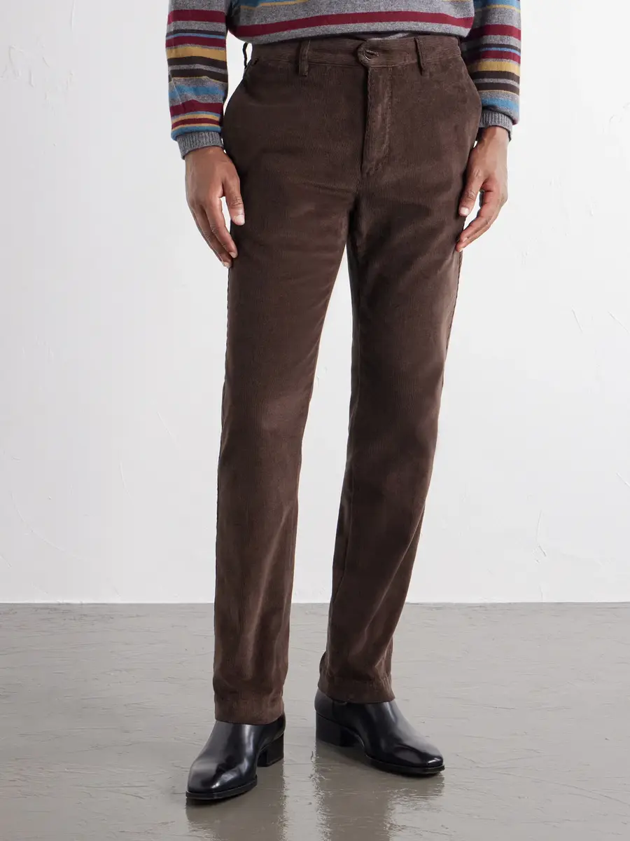 Slowear Incotex Straight-Leg Cotton-Blend Corduroy Trousers - Men | Thumbnail 3 Slowear Incotex Straight-Leg Cotton-Blend Corduroy Trousers - Men | Thumbnail 3