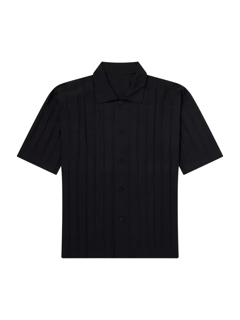 Homme Plissé Issey Miyake Edge Pleated Shirt - Men | Image 1 Homme Plissé Issey Miyake Edge Pleated Shirt - Men | Image 1