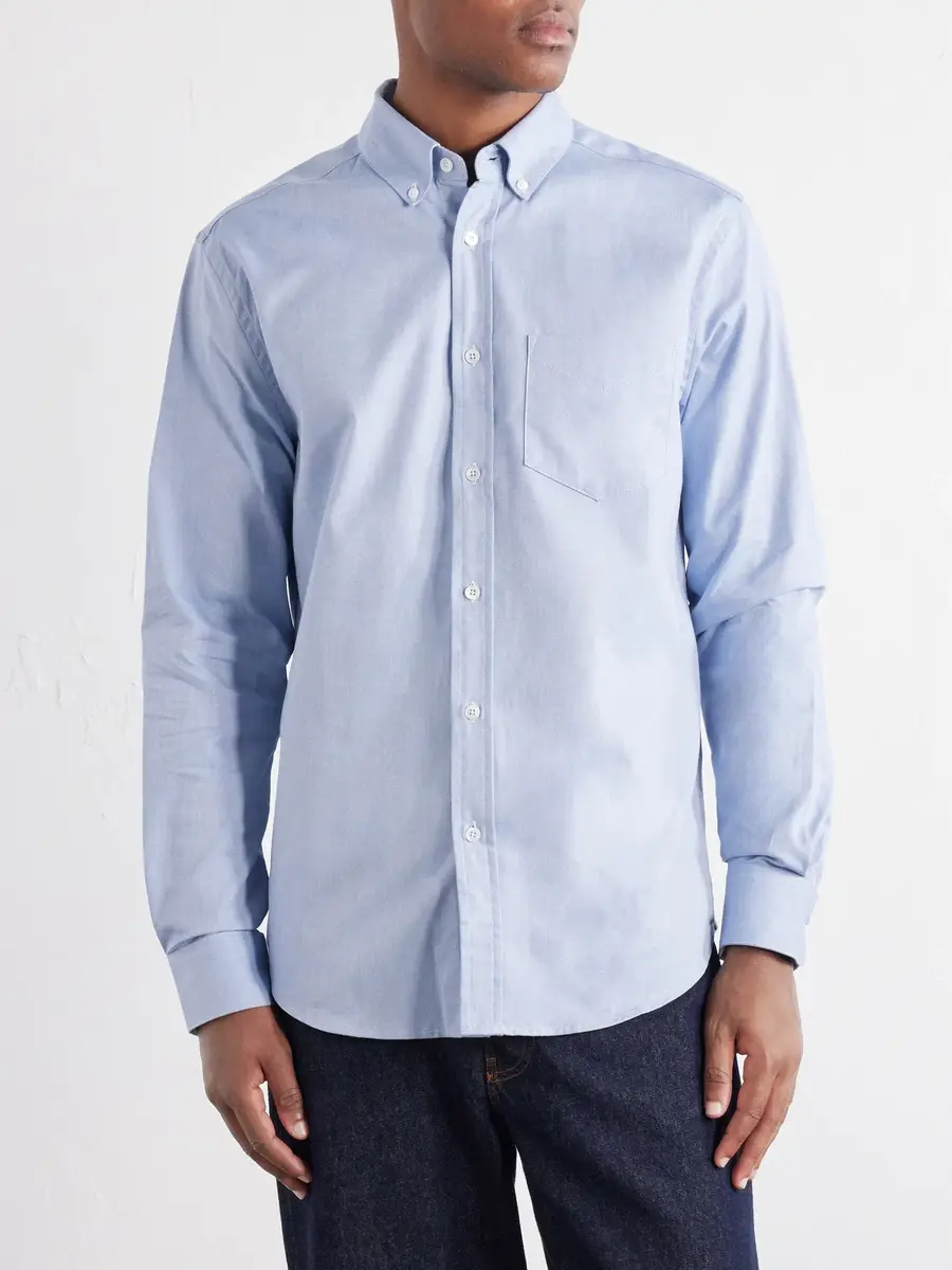 Portuguese Flannel Montebelo Button-Down Collar Cotton-Poplin Shirt - Men | Thumbnail 3 Portuguese Flannel Montebelo Button-Down Collar Cotton-Poplin Shirt - Men | Thumbnail 3
