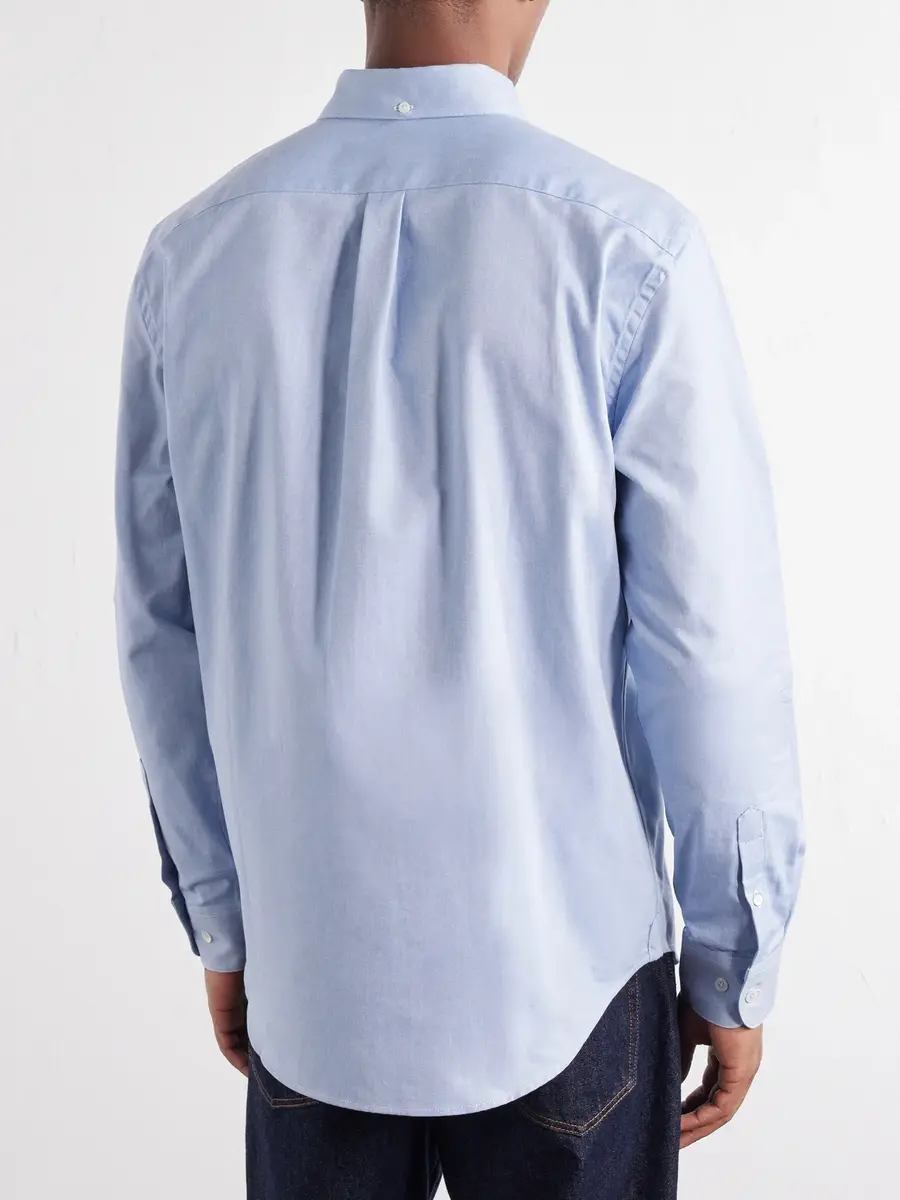 Portuguese Flannel Montebelo Button-Down Collar Cotton-Poplin Shirt - Men | Thumbnail 4 Portuguese Flannel Montebelo Button-Down Collar Cotton-Poplin Shirt - Men | Thumbnail 4