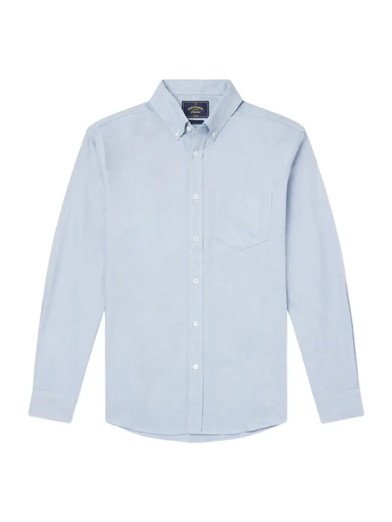 Portuguese Flannel Montebelo Button-Down Collar Cotton-Poplin Shirt - Men