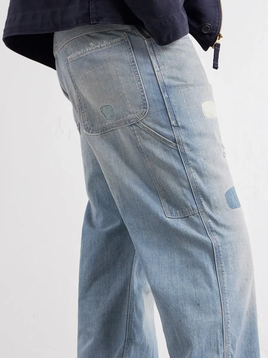 RRL Straight-Leg Distressed Jeans - Men | Thumbnail 5
