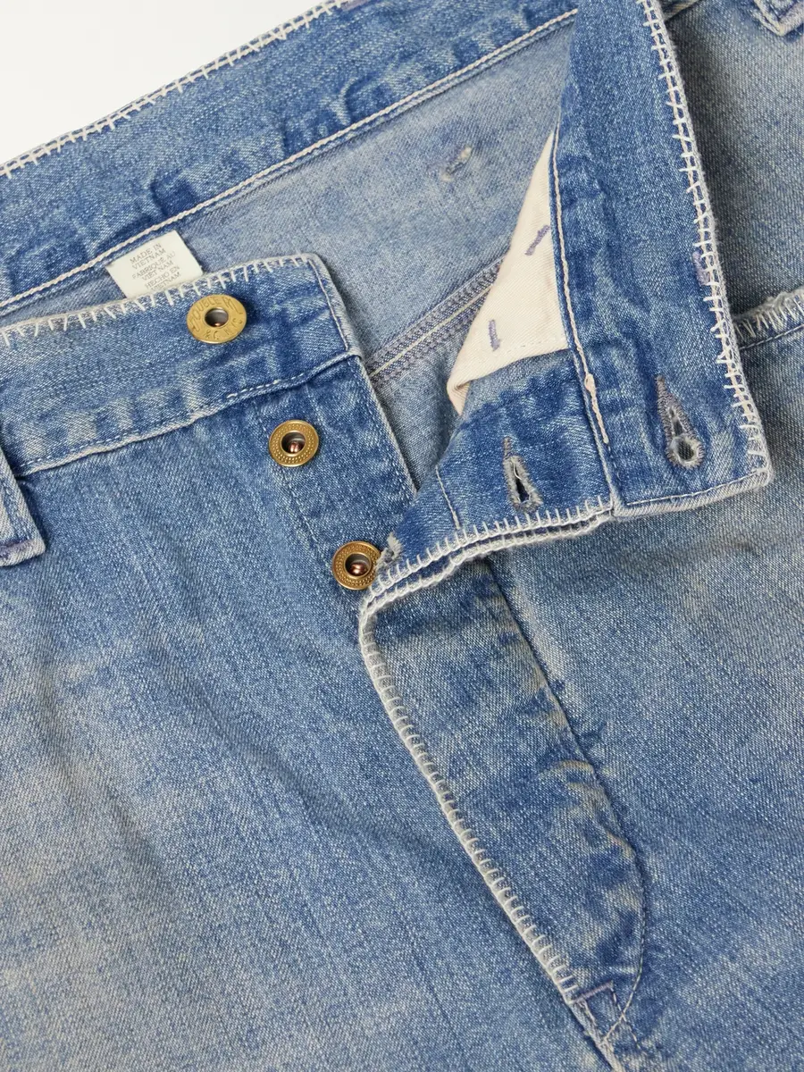 RRL Straight-Leg Distressed Jeans - Men | Thumbnail 6