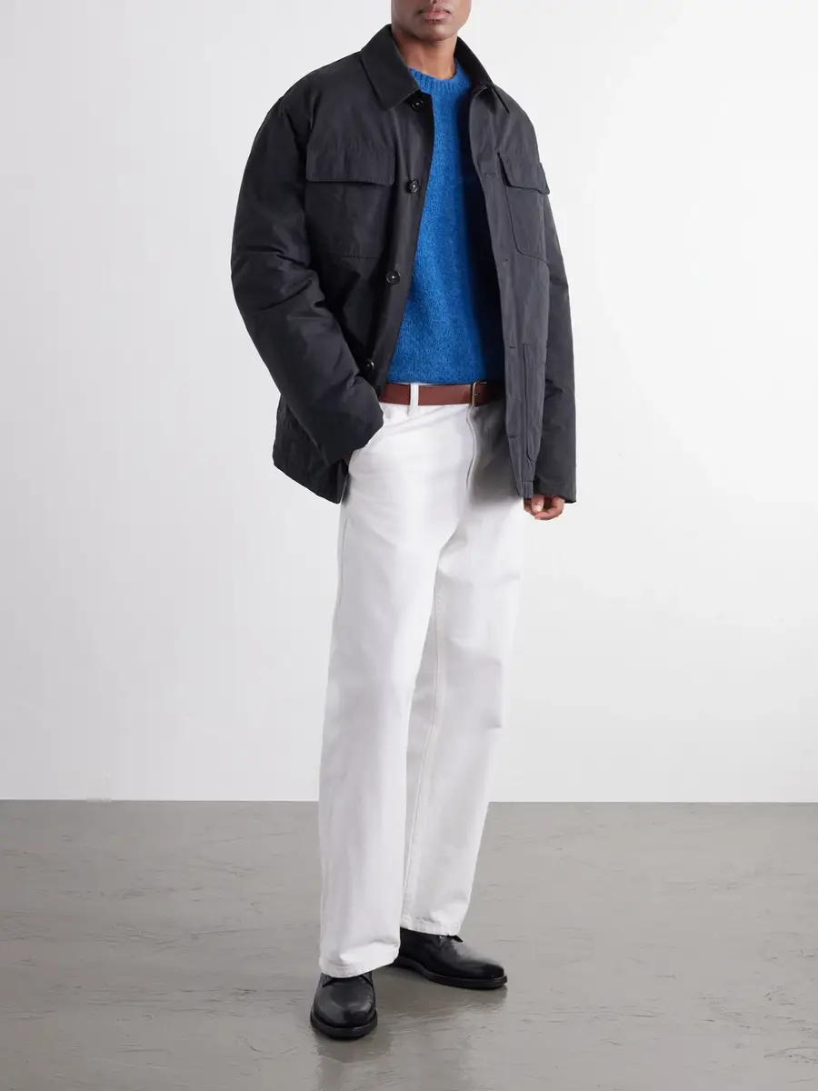 Massimo Alba Gran Torino Padded Canvas Overshirt - Men | Thumbnail 2