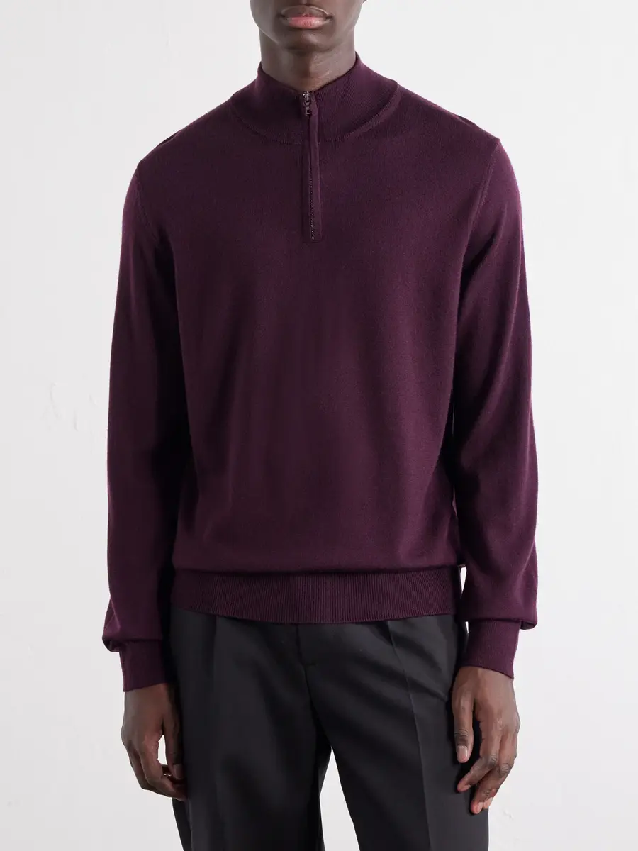 MR P. Merino Wool Half-Zip Sweater - Men | Thumbnail 3 MR P. Merino Wool Half-Zip Sweater - Men | Thumbnail 3