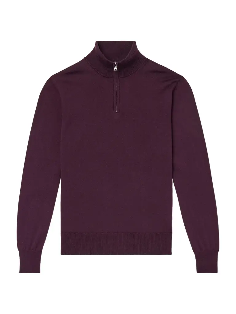 MR P. Merino Wool Half-Zip Sweater - Men | Image 1 MR P. Merino Wool Half-Zip Sweater - Men | Image 1