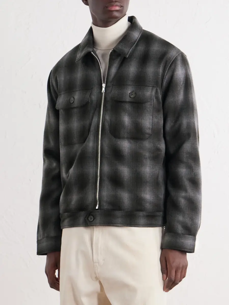 MR P. Checked Virgin Wool Jacket - Men | Thumbnail 3 MR P. Checked Virgin Wool Jacket - Men | Thumbnail 3