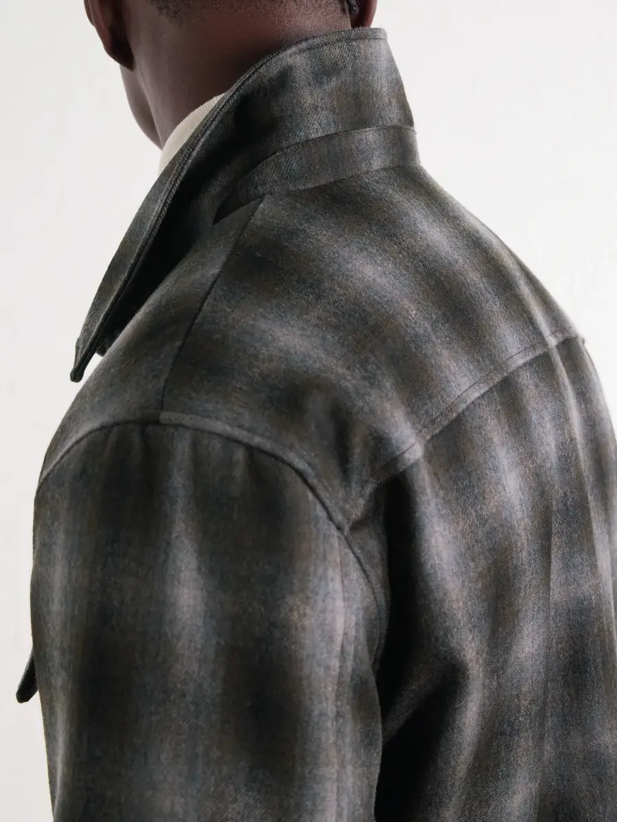 MR P. Checked Virgin Wool Jacket - Men | Thumbnail 5 MR P. Checked Virgin Wool Jacket - Men | Thumbnail 5