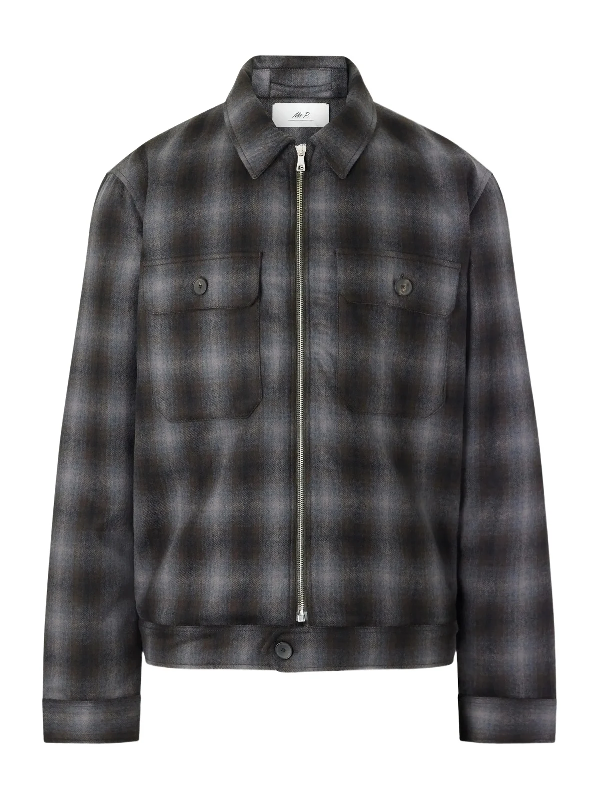 Checked Virgin Wool Jacket - Men Checked Virgin Wool Jacket - Men