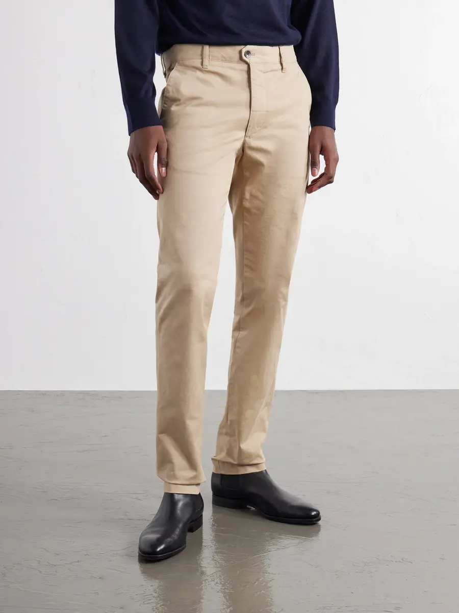 Slowear Incotex Straight-Leg Cotton-Blend Twill Trousers - Men | Thumbnail 3 Slowear Incotex Straight-Leg Cotton-Blend Twill Trousers - Men | Thumbnail 3