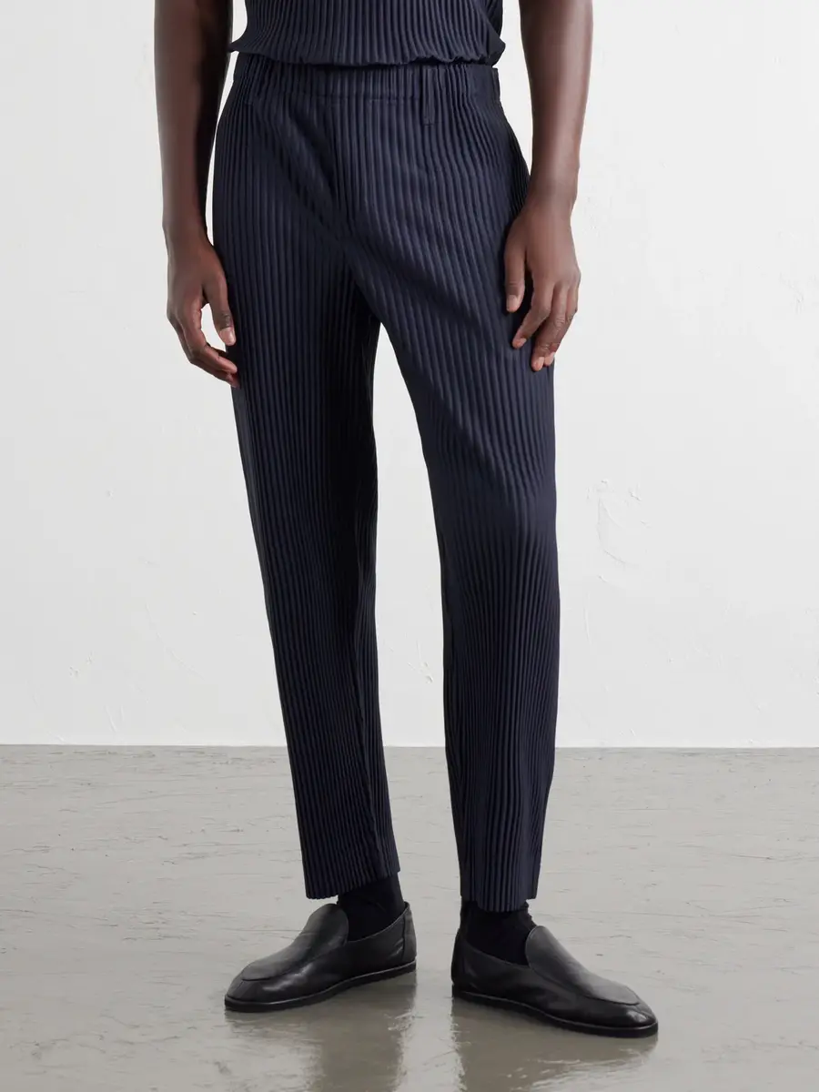 Homme Plissé Issey Miyake Pleated Tapered-Leg Trousers - Men | Thumbnail 3 Homme Plissé Issey Miyake Pleated Tapered-Leg Trousers - Men | Thumbnail 3
