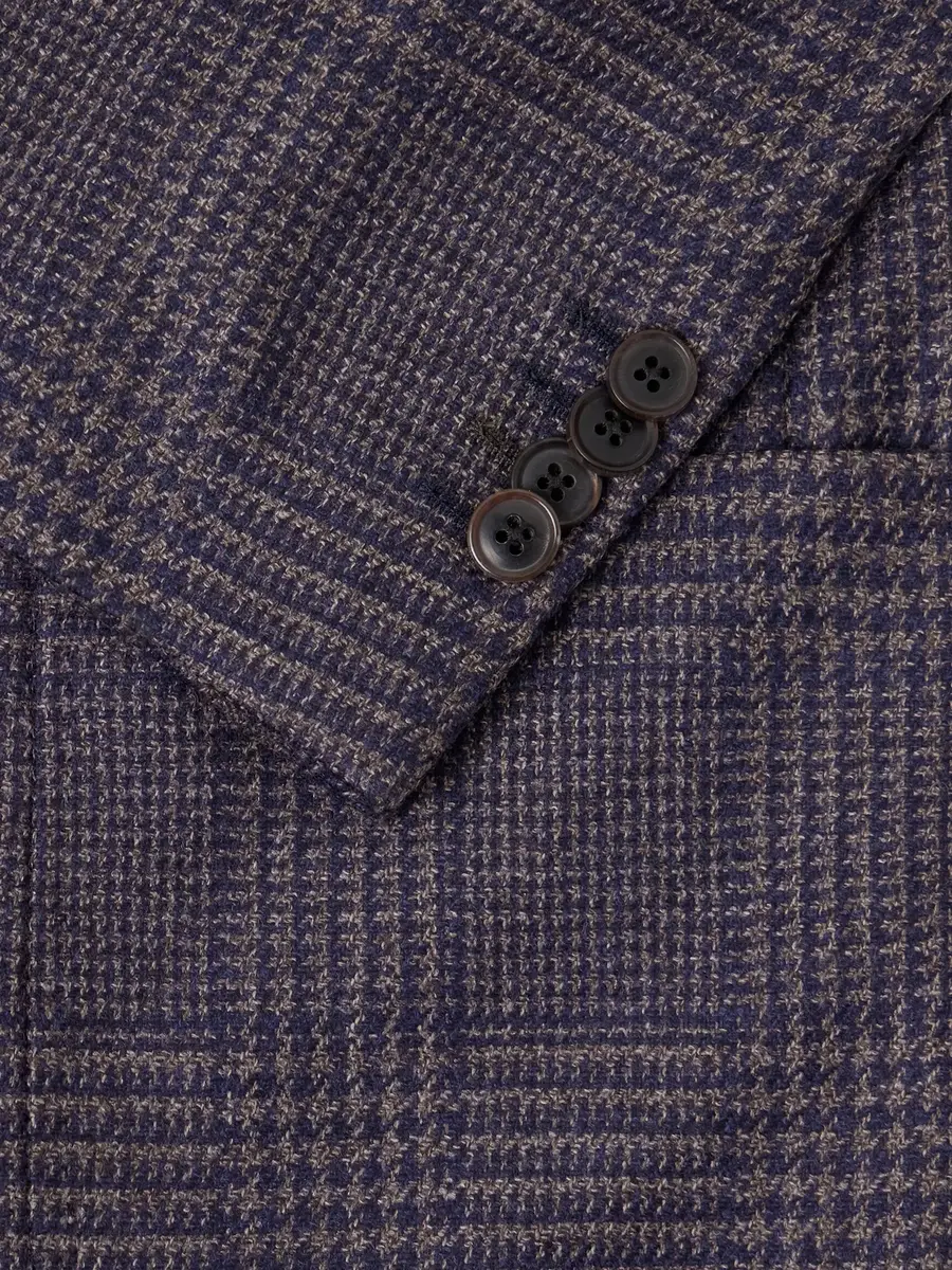 Paul Smith Prince of Wales Checked Wool and Silk-Blend Suit Jacket - Men | Thumbnail 2 Paul Smith Prince of Wales Checked Wool and Silk-Blend Suit Jacket - Men | Thumbnail 2