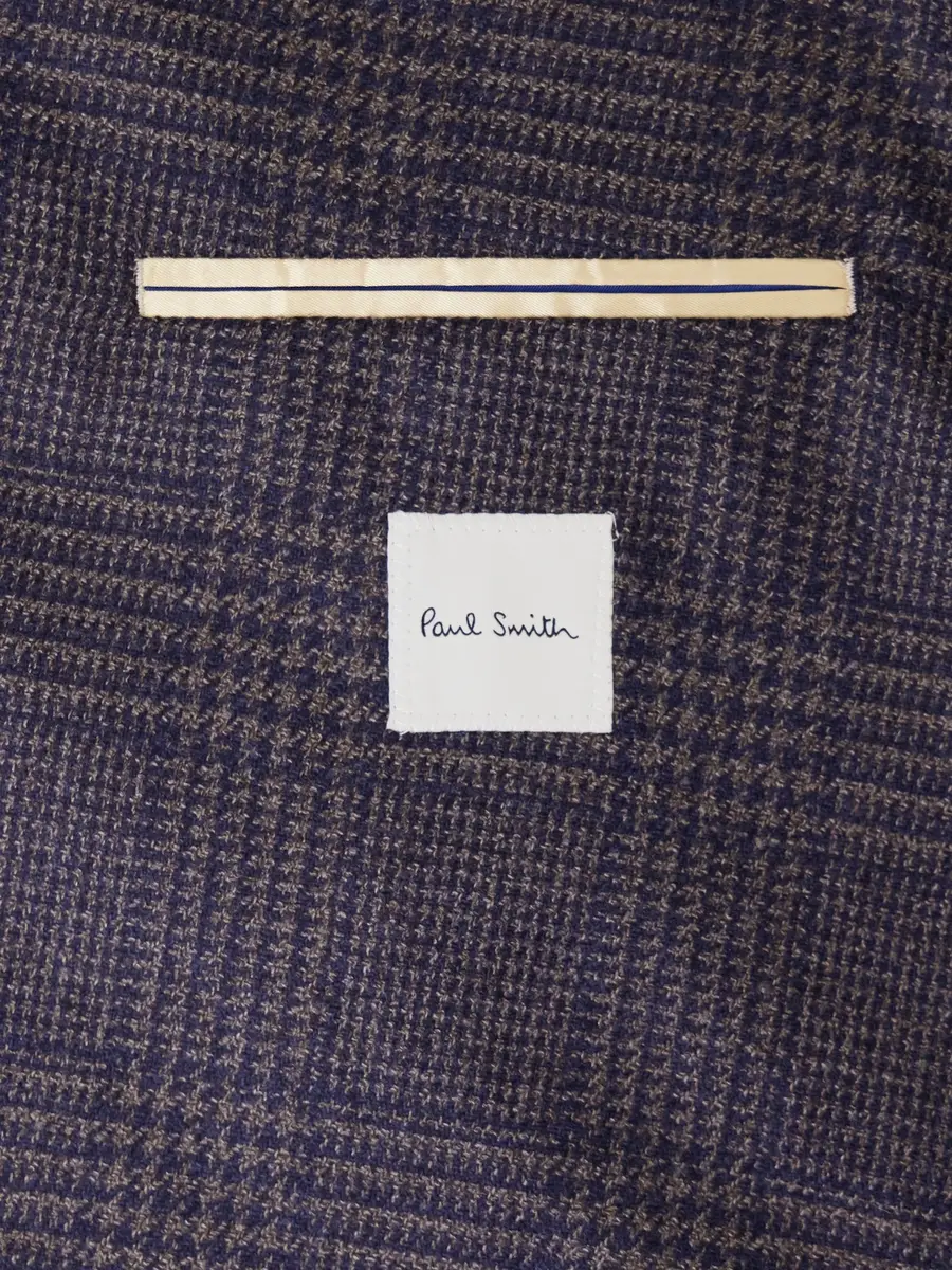 Paul Smith Prince of Wales Checked Wool and Silk-Blend Suit Jacket - Men | Thumbnail 3 Paul Smith Prince of Wales Checked Wool and Silk-Blend Suit Jacket - Men | Thumbnail 3