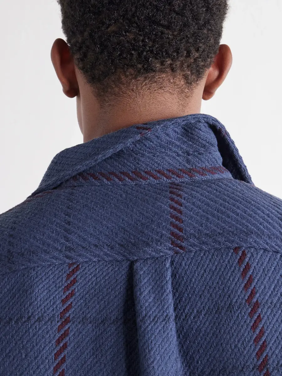 Portuguese Flannel Upper Checked Cotton-Woven Overshirt - Men | Thumbnail 5 Portuguese Flannel Upper Checked Cotton-Woven Overshirt - Men | Thumbnail 5