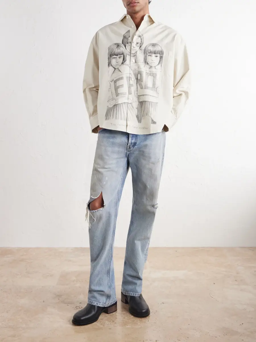 Enfants Riches Déprimés Everyday Printed Cotton Oxford Shirt - Men | Thumbnail 2