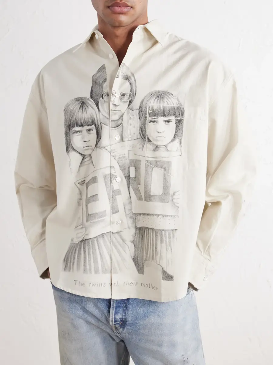 Enfants Riches Déprimés Everyday Printed Cotton Oxford Shirt - Men | Thumbnail 3