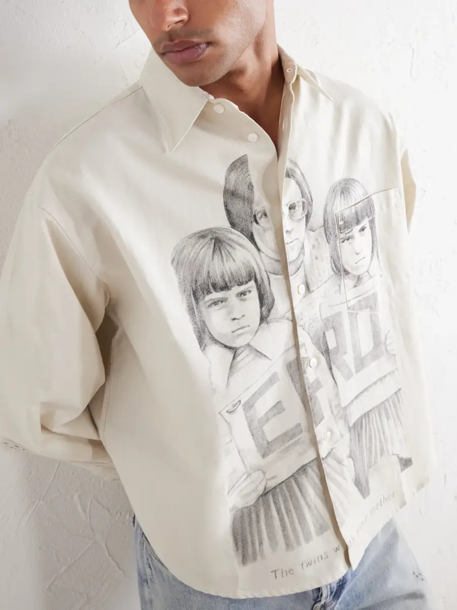 Enfants Riches Déprimés Everyday Printed Cotton Oxford Shirt - Men | Thumbnail 5