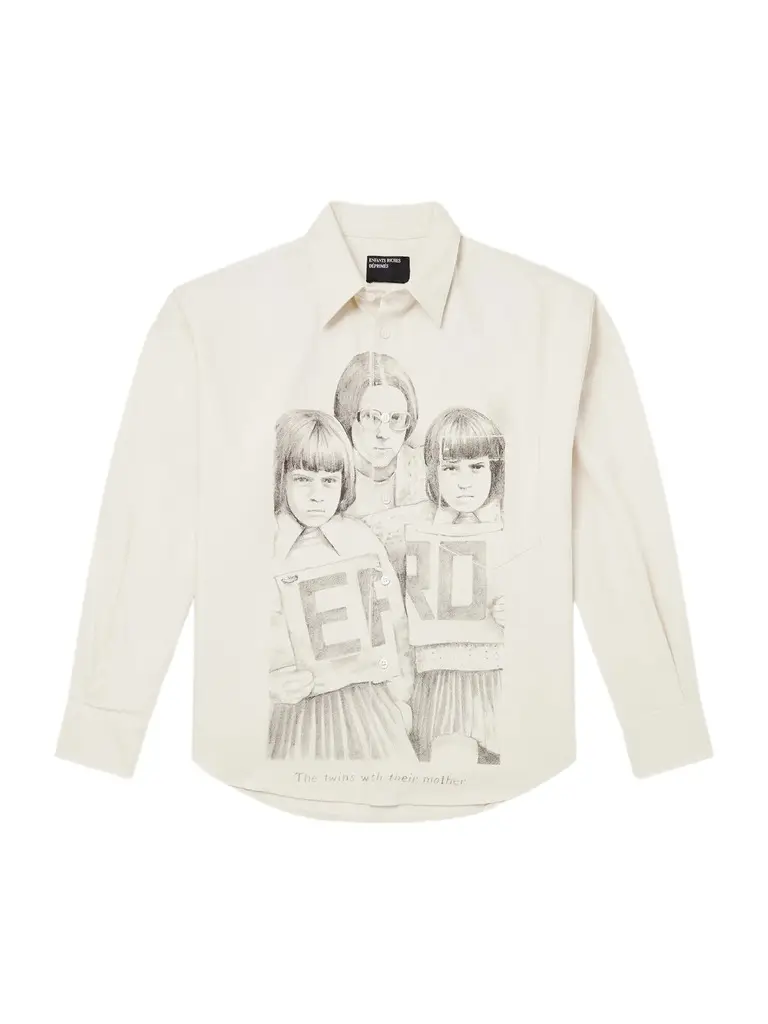 Enfants Riches Déprimés Everyday Printed Cotton Oxford Shirt - Men | Image 1 Enfants Riches Déprimés Everyday Printed Cotton Oxford Shirt - Men | Image 1
