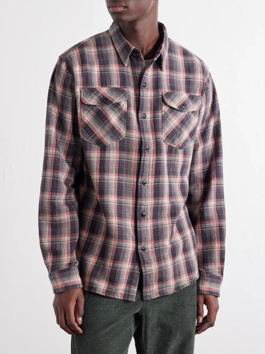 RRL Jasper Checked Cotton Shirt - Men | Thumbnail 3