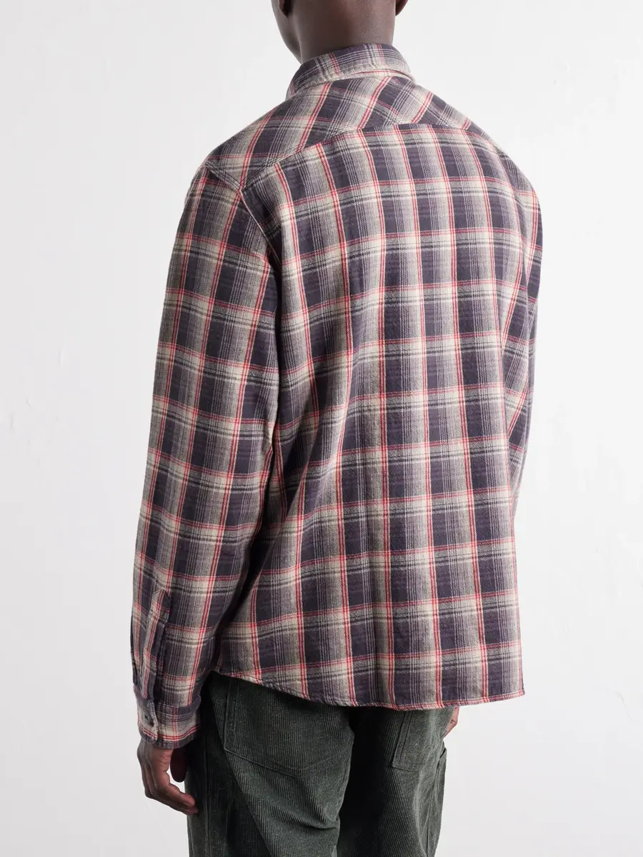 RRL Jasper Checked Cotton Shirt - Men | Thumbnail 4