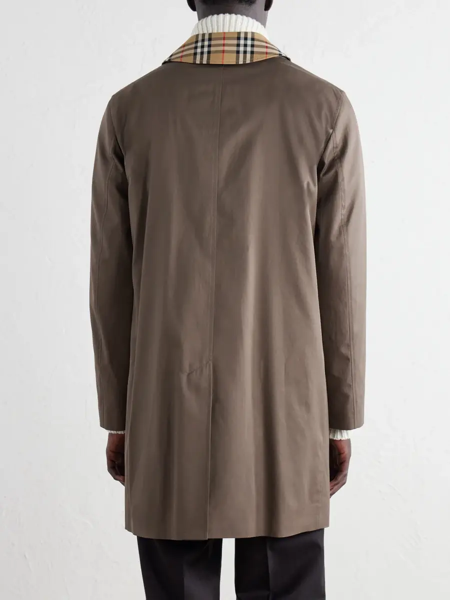 Burberry Tottenham Checked Cotton-Gabardine Trench Coat - Men | Thumbnail 4 Burberry Tottenham Checked Cotton-Gabardine Trench Coat - Men | Thumbnail 4