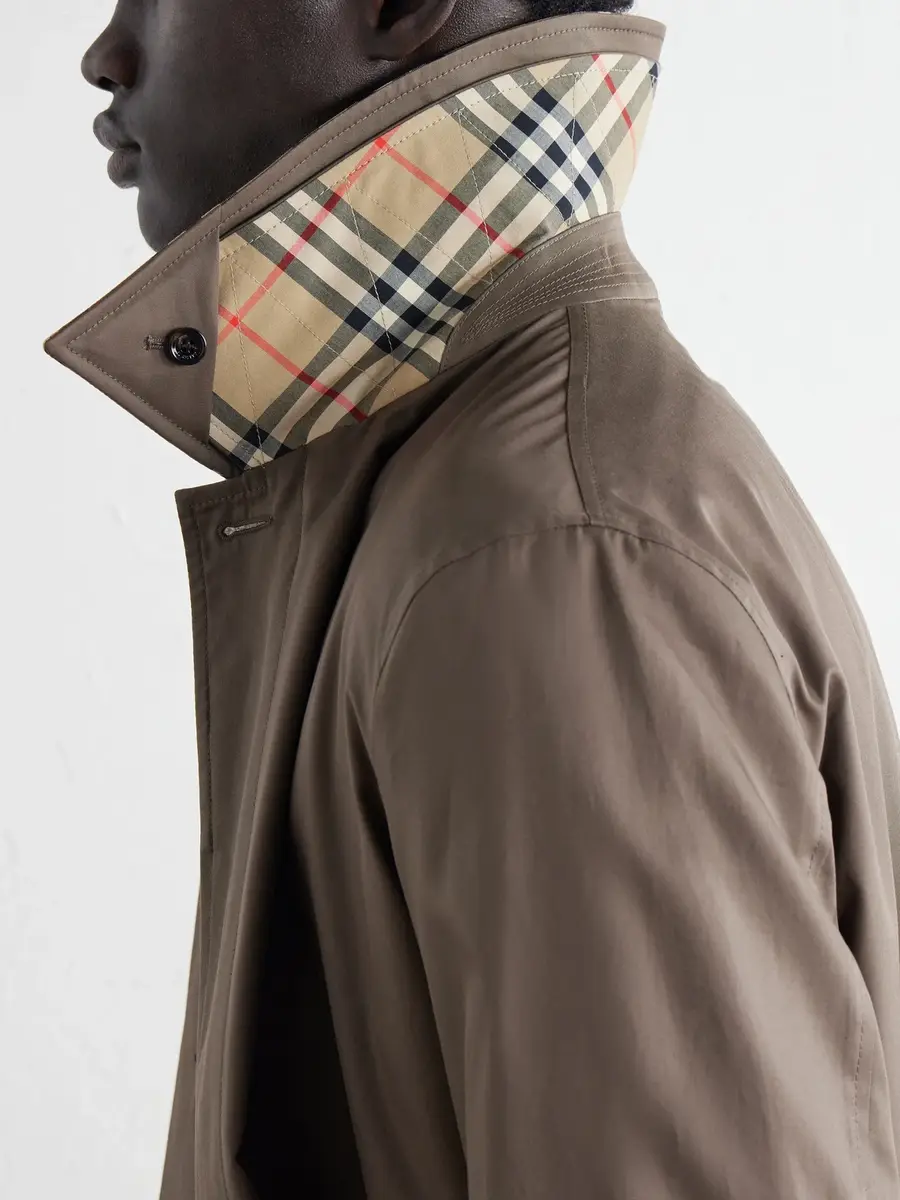 Burberry Tottenham Checked Cotton-Gabardine Trench Coat - Men | Thumbnail 5 Burberry Tottenham Checked Cotton-Gabardine Trench Coat - Men | Thumbnail 5