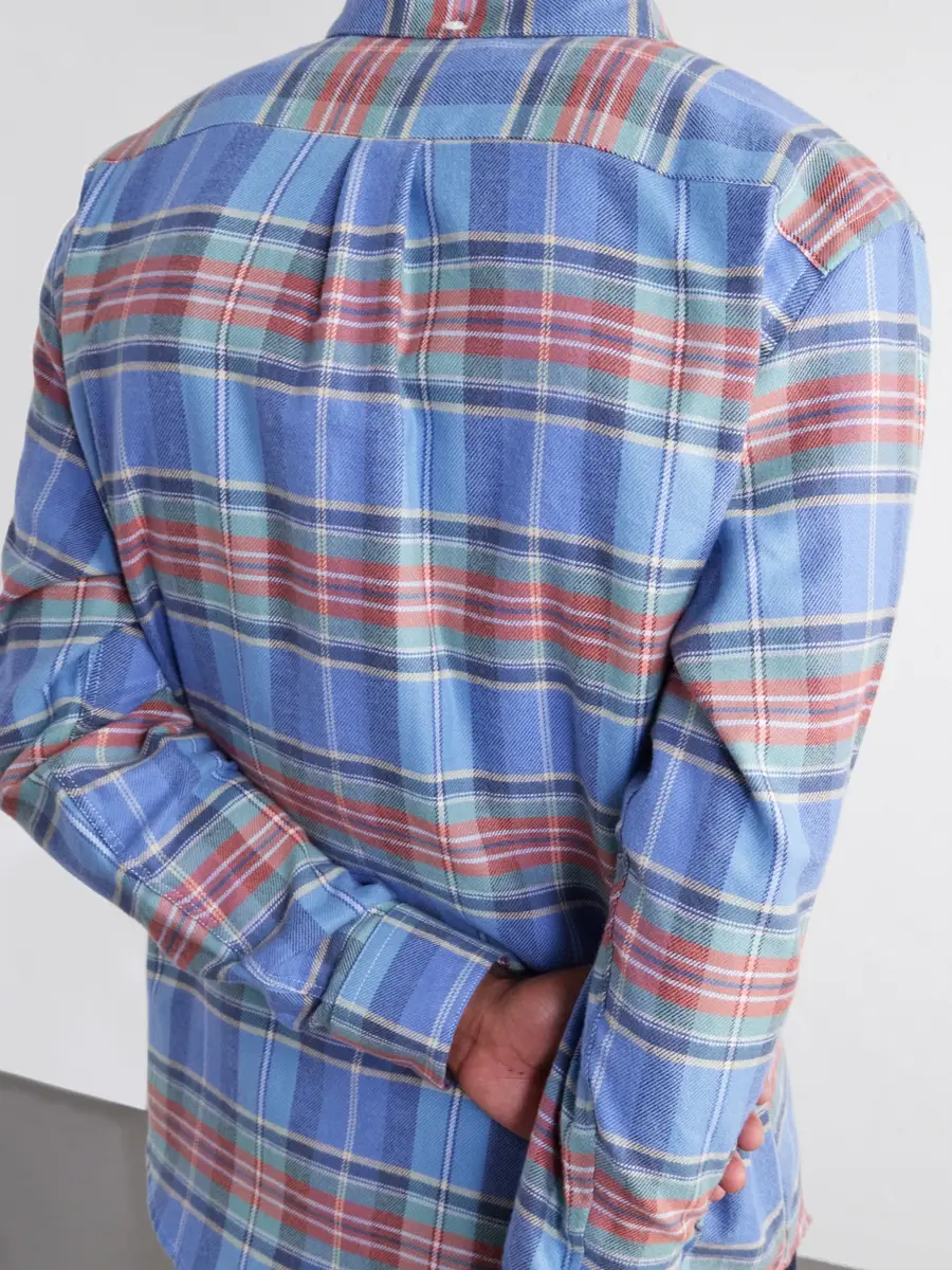 Portuguese Flannel Lucia Checked Cotton-Flannel Shirt - Men | Thumbnail 6 Portuguese Flannel Lucia Checked Cotton-Flannel Shirt - Men | Thumbnail 6