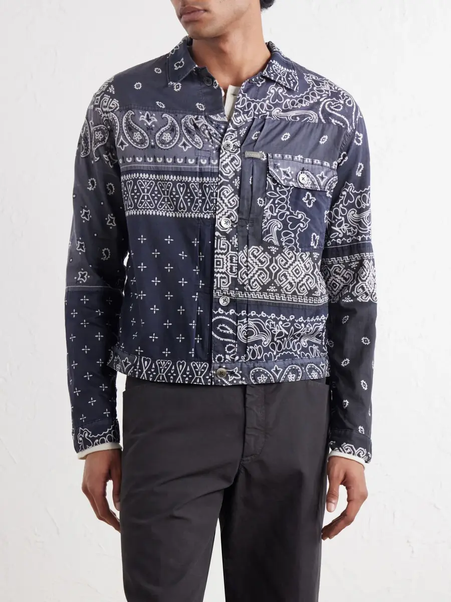 KAPITAL Bandana-Print Patchwork Cotton Overshirt - Men | Thumbnail 3 KAPITAL Bandana-Print Patchwork Cotton Overshirt - Men | Thumbnail 3