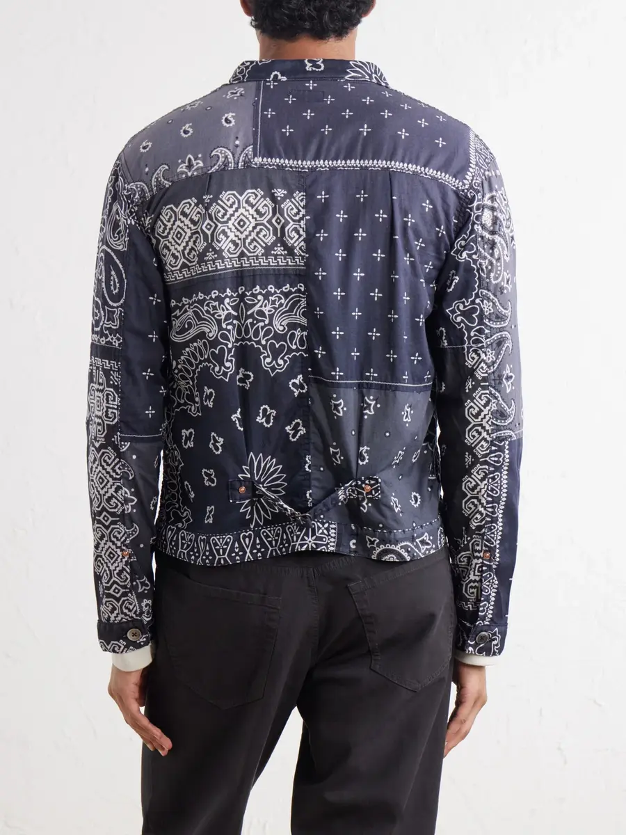 KAPITAL Bandana-Print Patchwork Cotton Overshirt - Men | Thumbnail 4 KAPITAL Bandana-Print Patchwork Cotton Overshirt - Men | Thumbnail 4