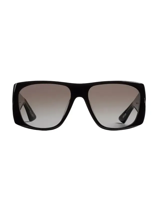Khaite Khaite X Oliver Peoples 1965C In Black And Soft Tan Gradient