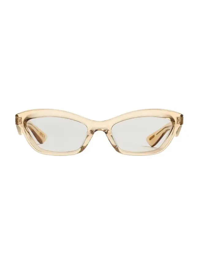 Khaite Khaite X Oliver Peoples 1997C In Champagne And Clear Blue Light Filter